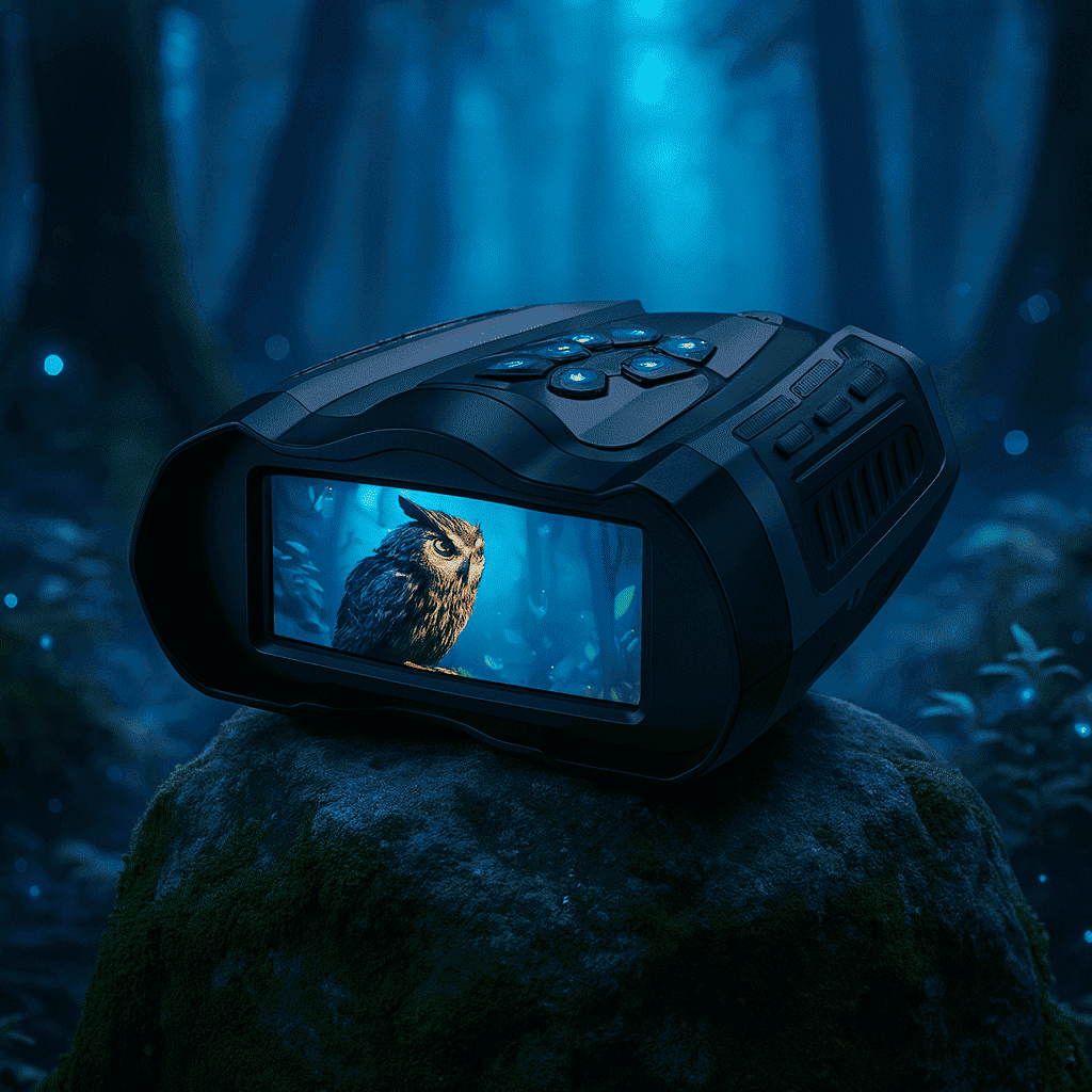 Jumelles Vision Nocturne 4K, Zoom 10X & Batterie longue durée