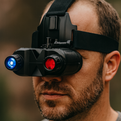 Jumelles Vision Nocturne serre-tête 1080P, Zoom 8X