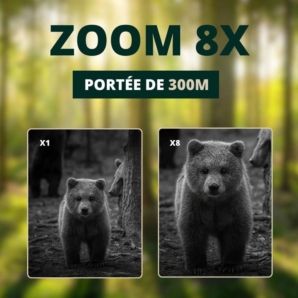 Jumelles vision nocturne 4K avec enregistrement vidéo