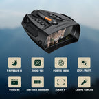 Jumelles Vision Nocturne 4K, Zoom 10X & Batterie Longue Durée