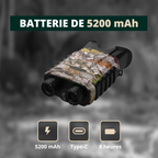 Jumelles Vision Nocturne HD, Zoom 12X & Batterie longue durée