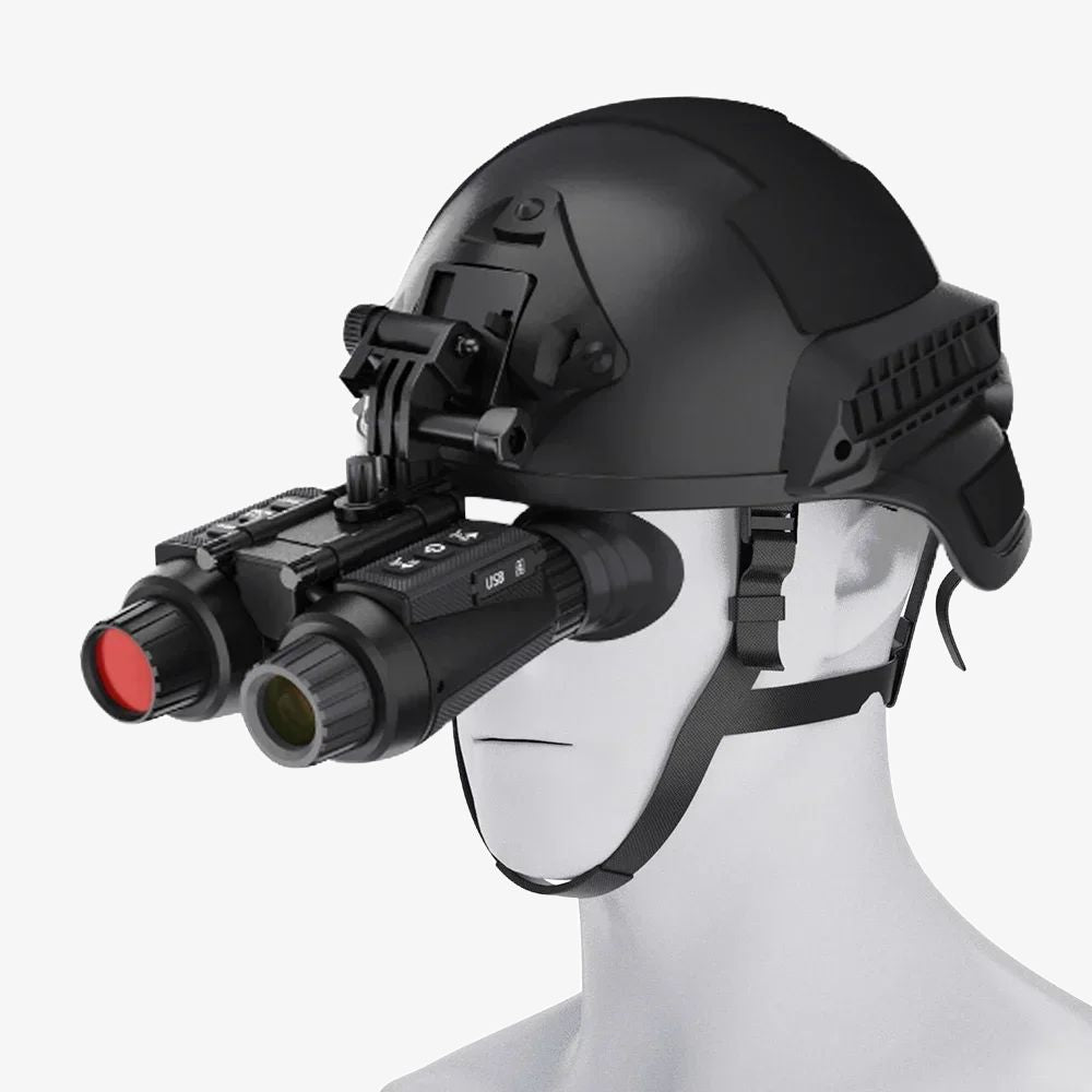 Jumelles Vision Nocturne Serre-Tête 4K, Zoom 8X, 300m, 4 modes de vision