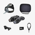 Jumelles Vision Nocturne Serre-Tête 4K, Zoom 8X, 300m, 4 modes de vision