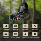 Jumelles Vision Nocturne serre-tête 1080P, Zoom 8X