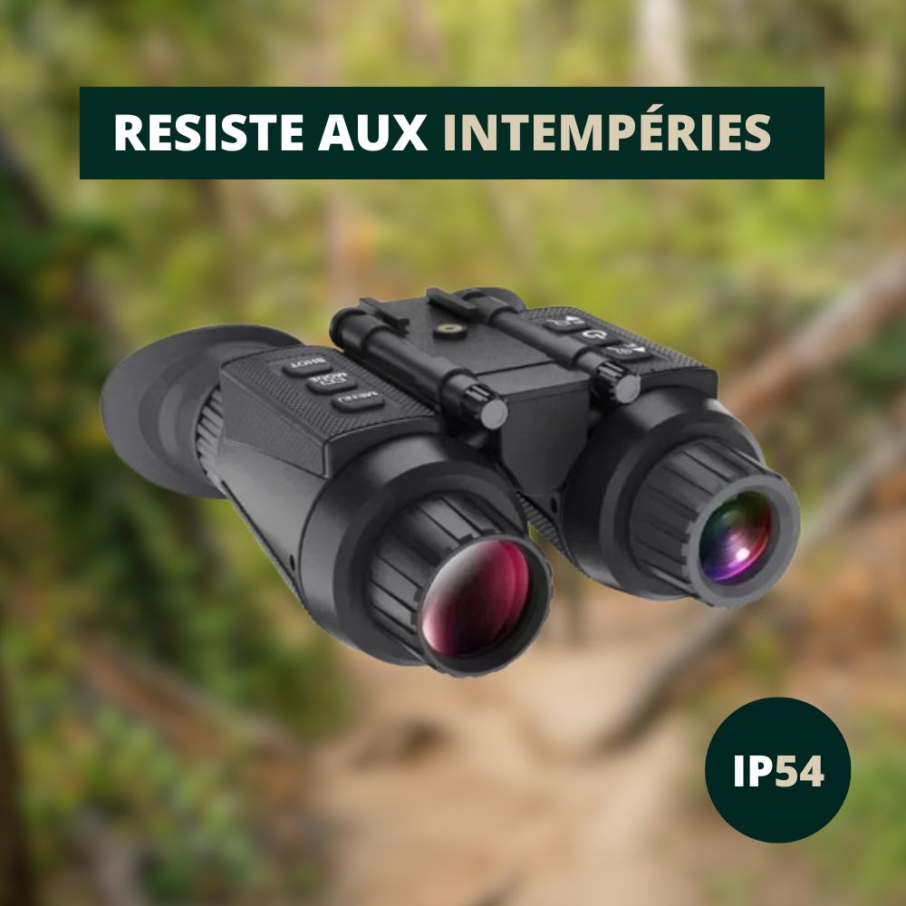 Jumelles Vision Nocturne Serre-Tête 4K, Zoom 8X, 300m, 4 modes de vision