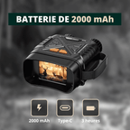 Jumelles vision nocturne HD avec écran intégré - Optique Sauvage