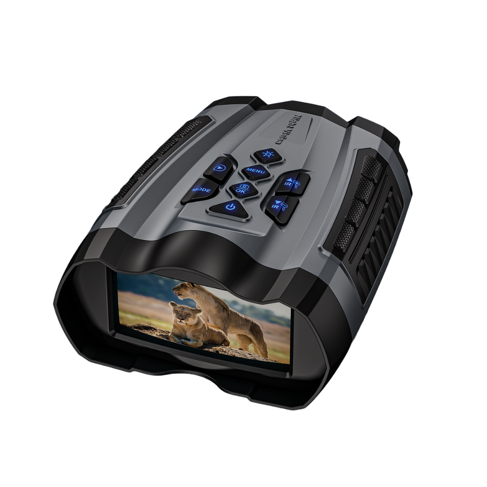 Jumelles Vision Nocturne 4K, Zoom 10X & Batterie longue durée