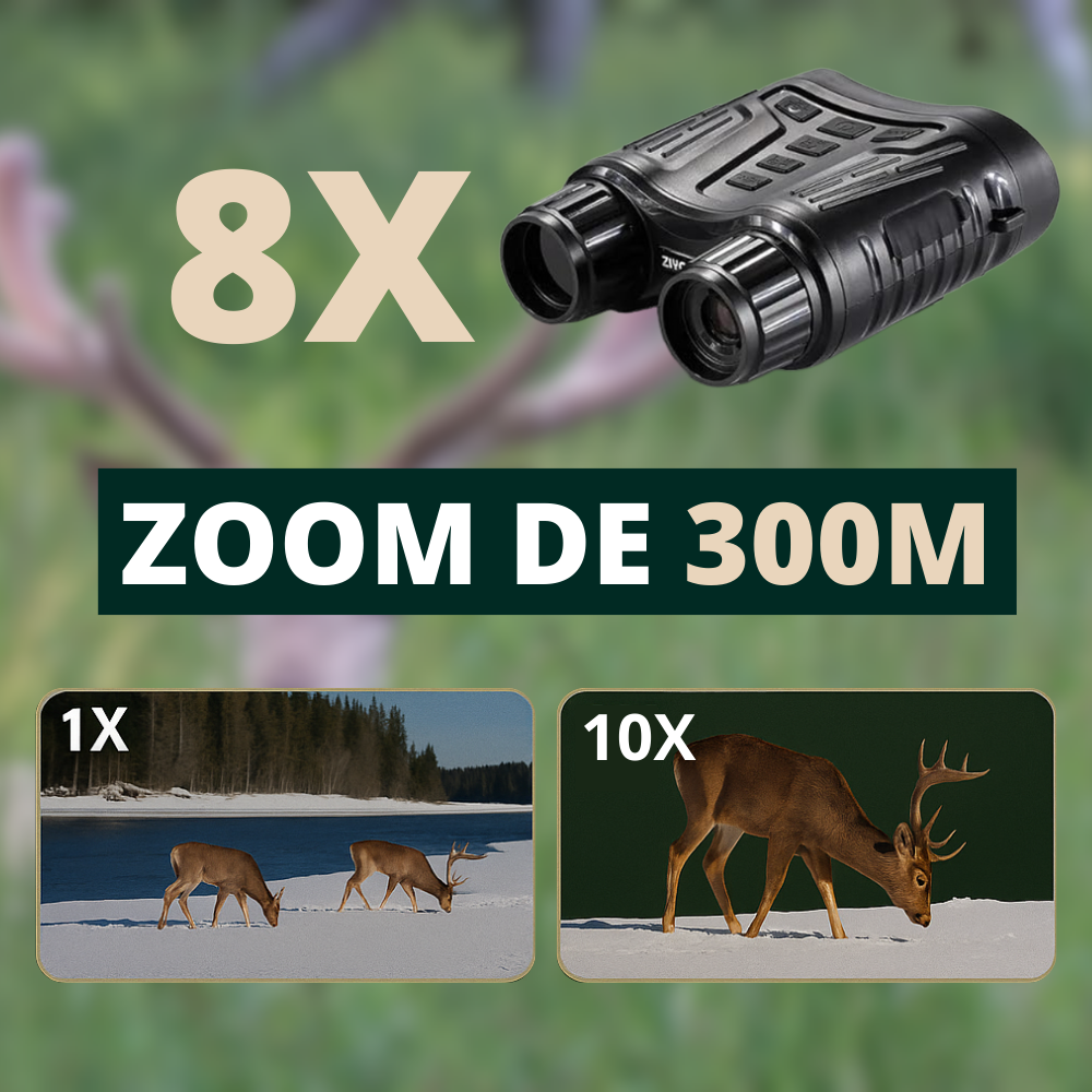 Jumelles vision nocturne 4K avec enregistrement vidéo