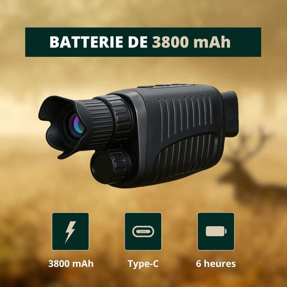 Monoculaire vision nocturne HD avec zoom 5X